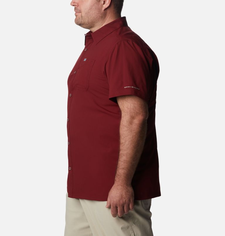 Men’s PFG Slack Tide Camp Shirt - Big, Color: Red Jasper, image 3