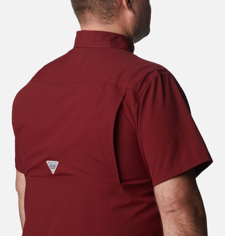 Men’s PFG Slack Tide Camp Shirt - Big, Color: Red Jasper, image 5