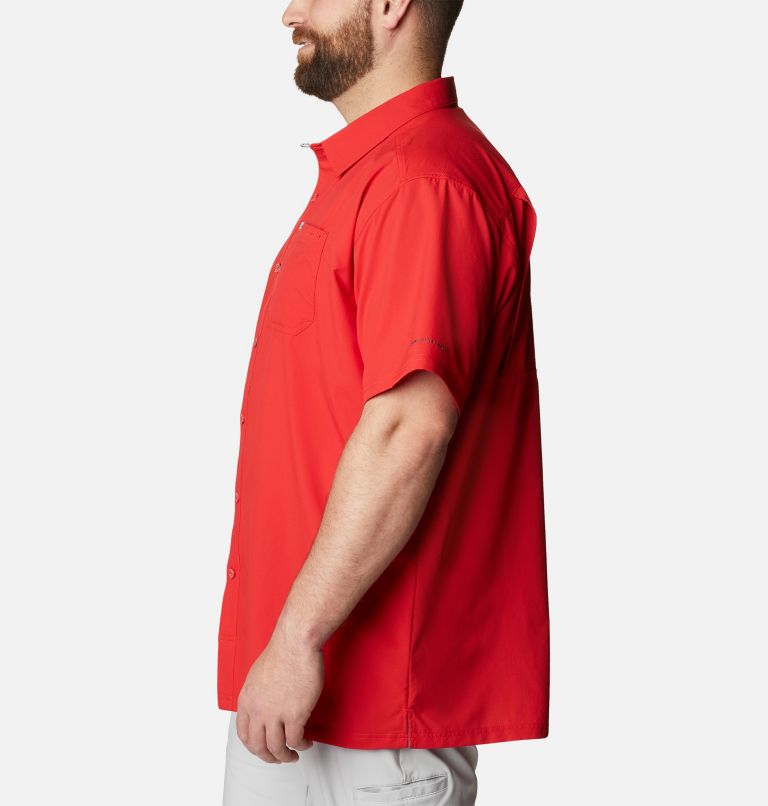 Thumbnail: Slack Tide Camp Shirt | 696 | 5X, Color: Red Spark, image 3