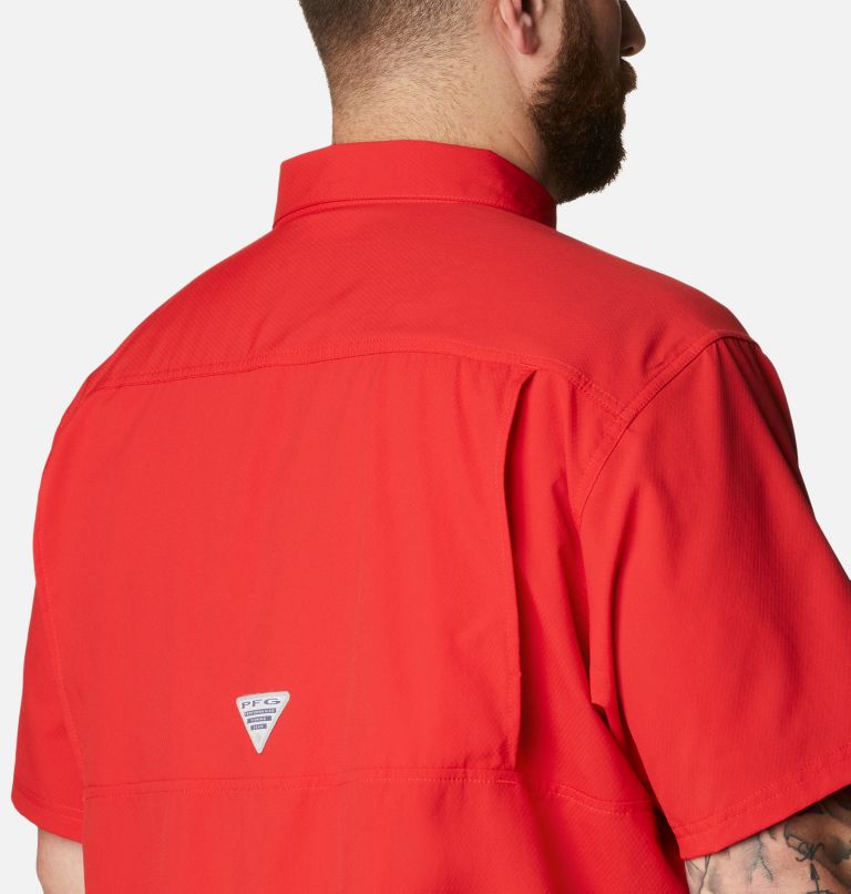 Thumbnail: Slack Tide Camp Shirt | 696 | 5X, Color: Red Spark, image 5