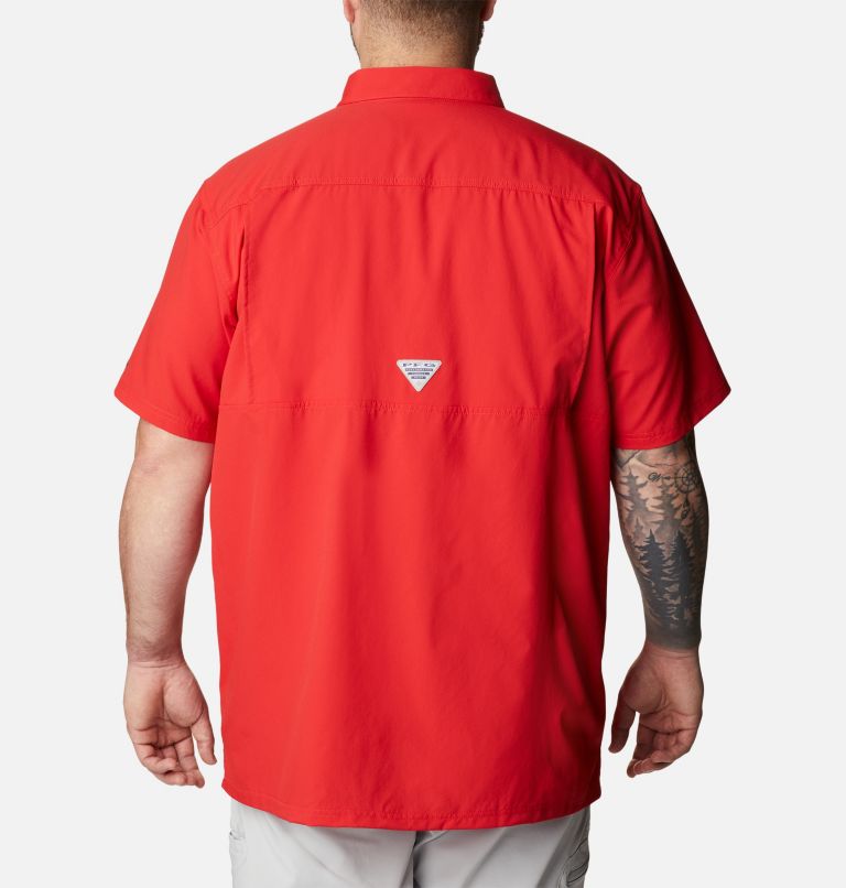 Thumbnail: Men’s PFG Slack Tide Camp Shirt - Big, Color: Red Spark, image 2