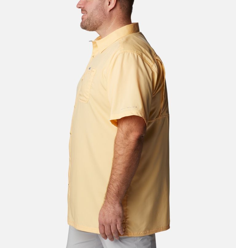 Thumbnail: Men’s PFG Slack Tide Camp Shirt - Big, Color: Cocoa Butter, image 3