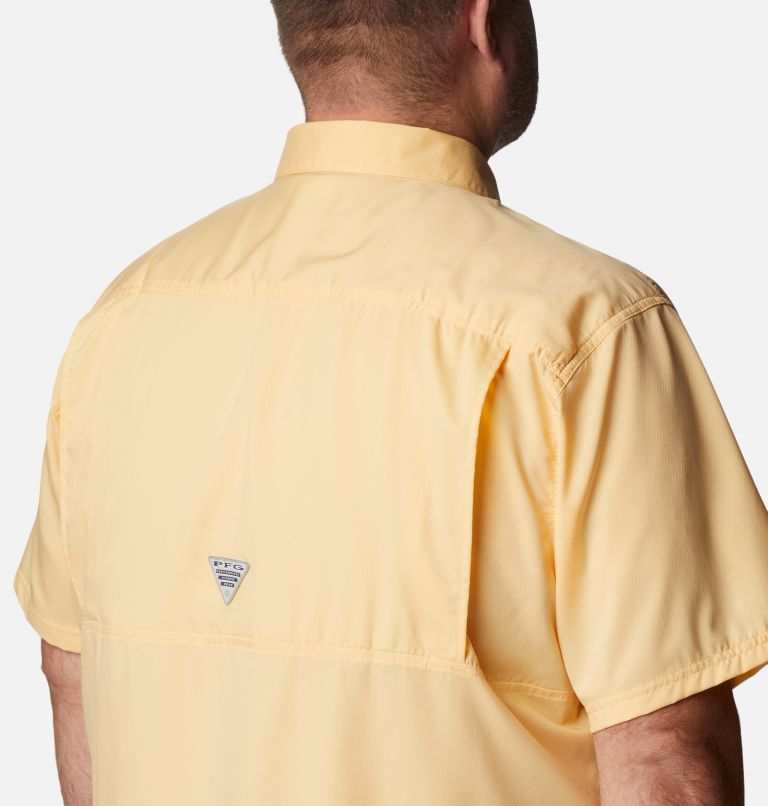 Men’s PFG Slack Tide Camp Shirt - Big, Color: Cocoa Butter, image 5