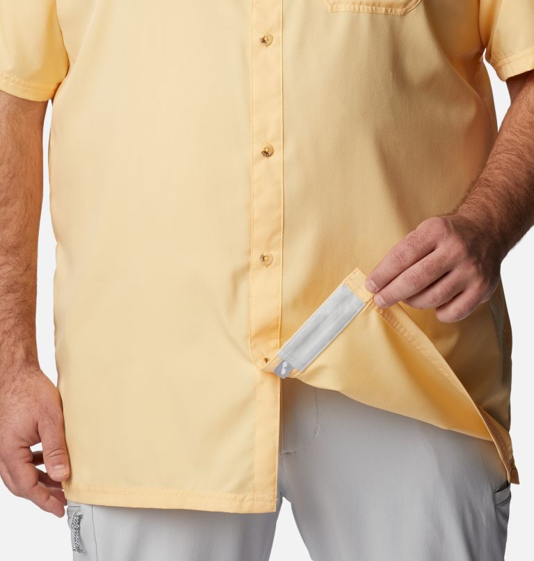 Men’s PFG Slack Tide Camp Shirt - Big, Color: Cocoa Butter, image 6