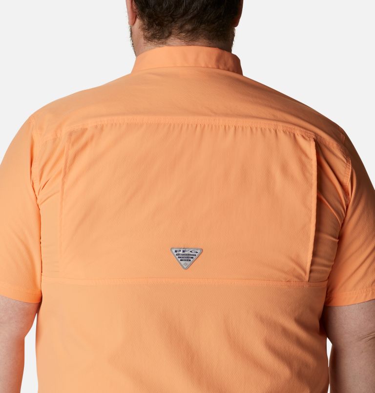 Men’s PFG Slack Tide Camp Shirt - Big, Color: Bright Nectar, image 5