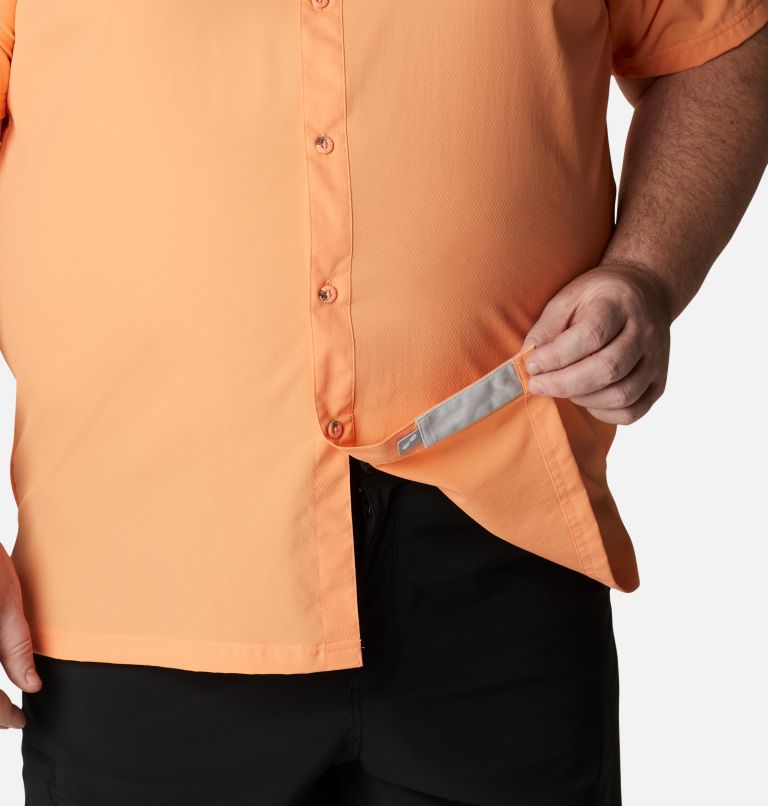 Men’s PFG Slack Tide Camp Shirt - Big, Color: Bright Nectar, image 6
