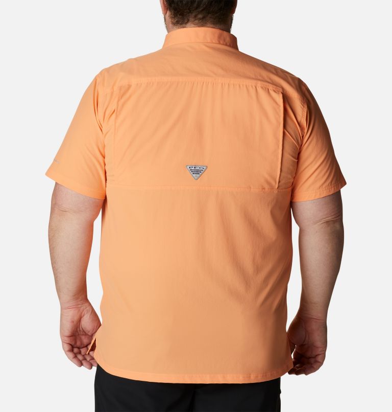 Men’s PFG Slack Tide Camp Shirt - Big, Color: Bright Nectar, image 2
