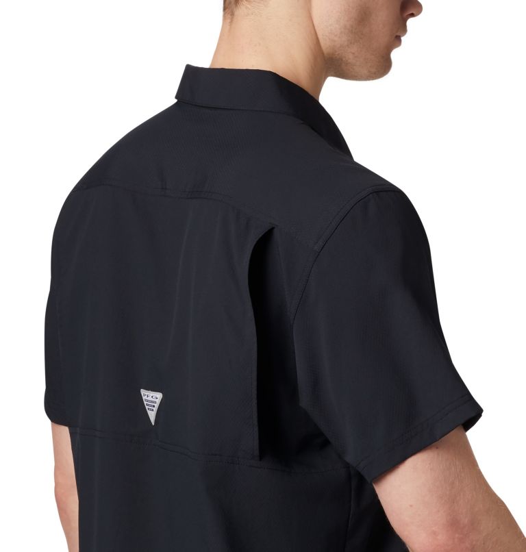 Men’s PFG Slack Tide Camp Shirt - Tall, Color: Black, image 5