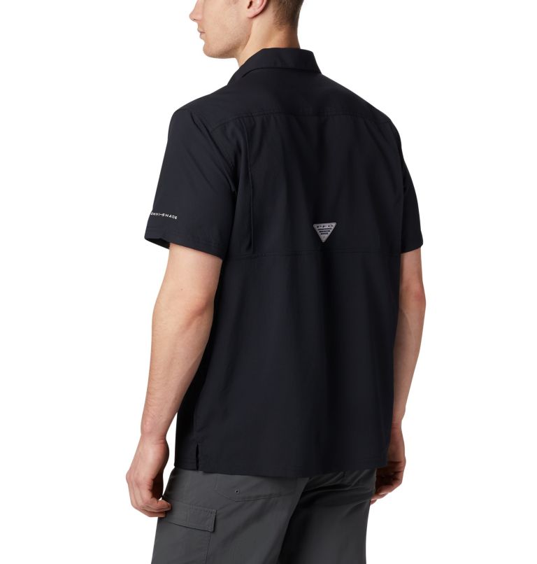 Men’s PFG Slack Tide Camp Shirt - Tall, Color: Black, image 2