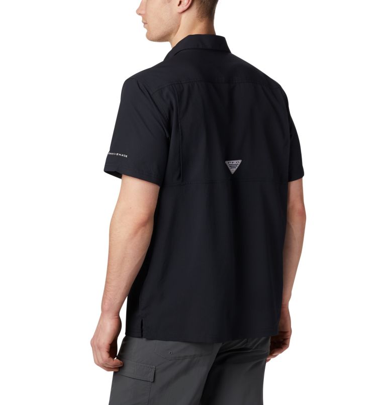 Thumbnail: Men's PFG Slack Tide Camp Shirt - Tall, Color: Black, image 2