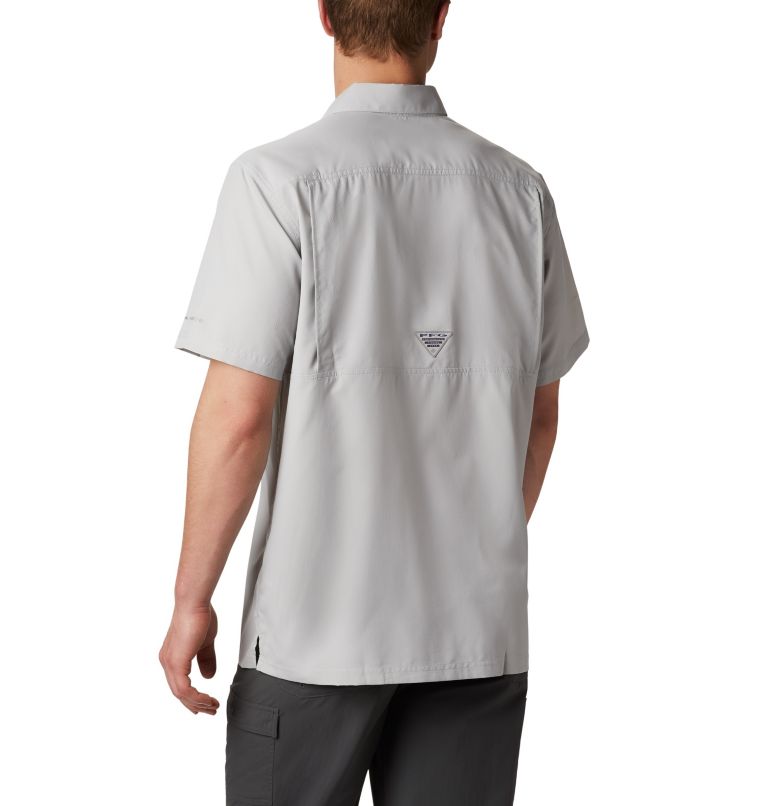 Men’s PFG Slack Tide Camp Shirt - Tall, Color: Cool Grey, image 2