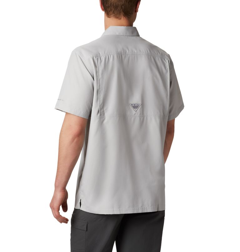 Thumbnail: Men's PFG Slack Tide Camp Shirt - Tall, Color: Cool Grey, image 2