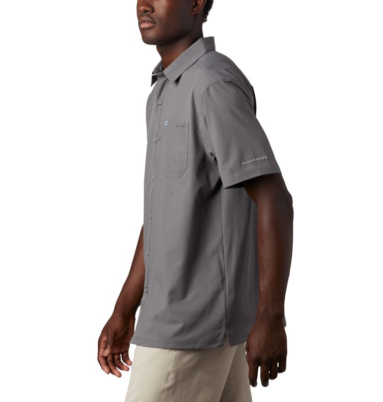 Men’s PFG Slack Tide Camp Shirt - Tall, Color: City Grey, image 3