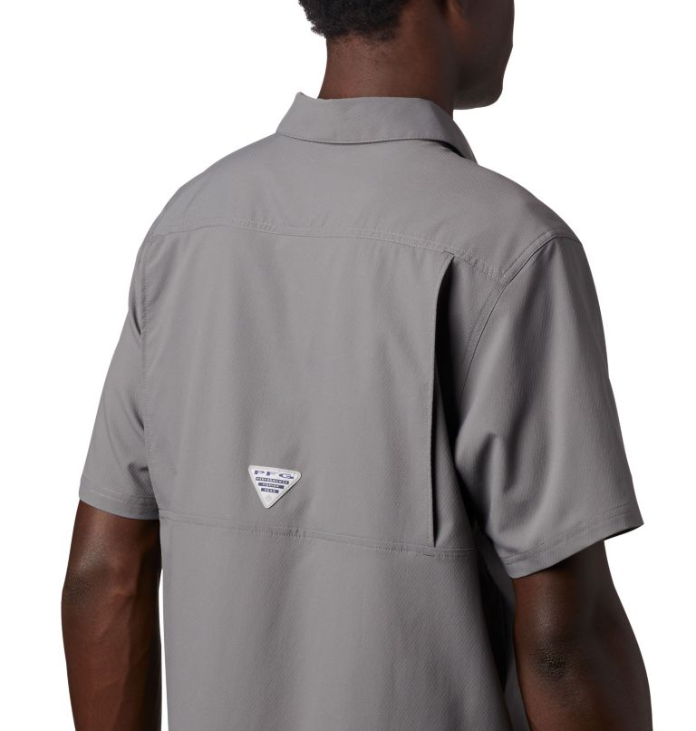 Men’s PFG Slack Tide Camp Shirt - Tall, Color: City Grey, image 5