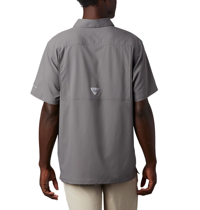 Thumbnail: Men's PFG Slack Tide Camp Shirt - Tall, Color: City Grey, image 2