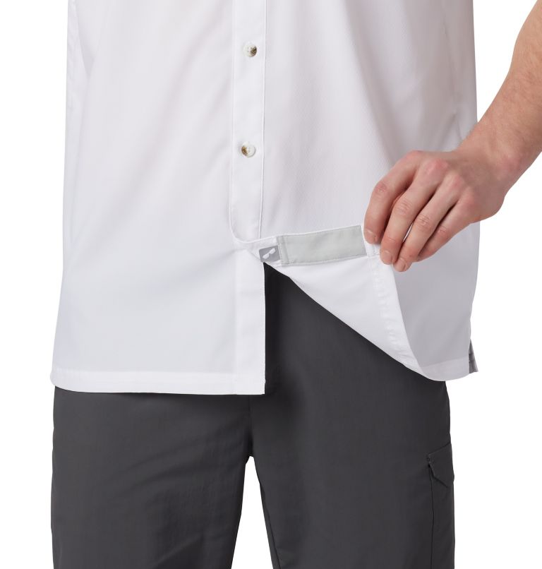 Men's PFG Slack Tide Camp Shirt - Tall, Color: White