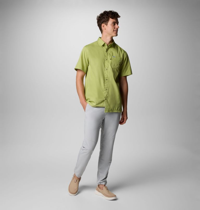 Men’s PFG Slack Tide Camp Shirt - Tall, Color: Pear, image 2