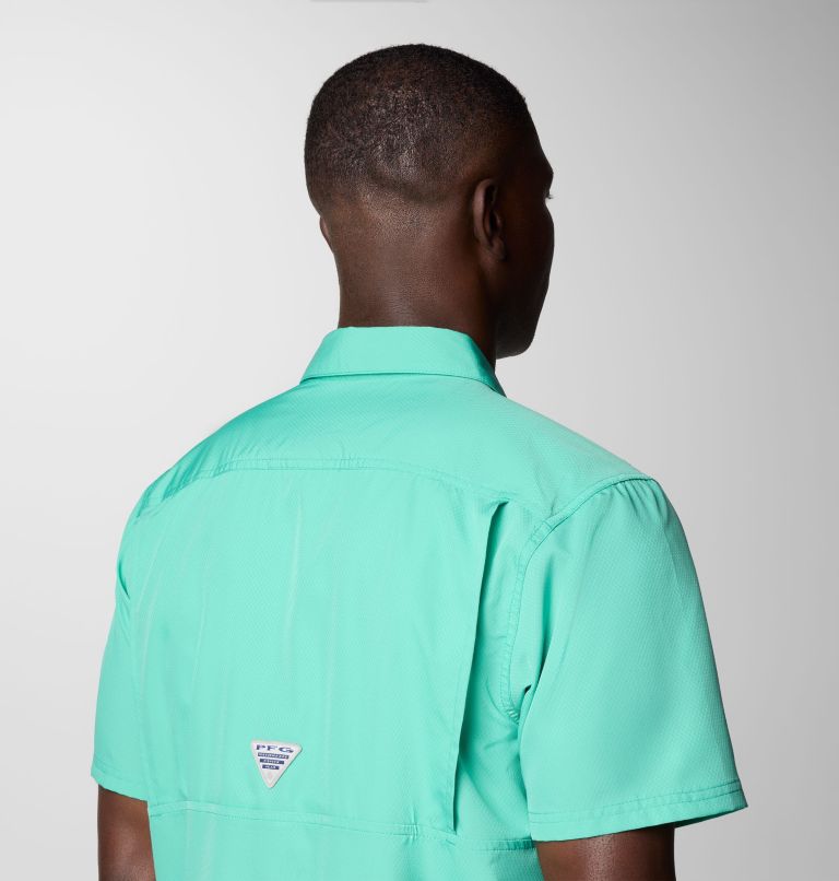 Men’s PFG Slack Tide Camp Shirt - Tall, Color: Glaze Green, image 6