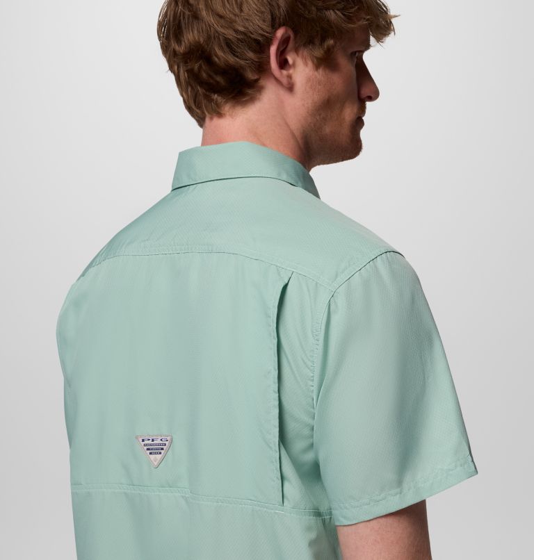 Men’s PFG Slack Tide Camp Shirt - Tall, Color: Misty Jade, image 7