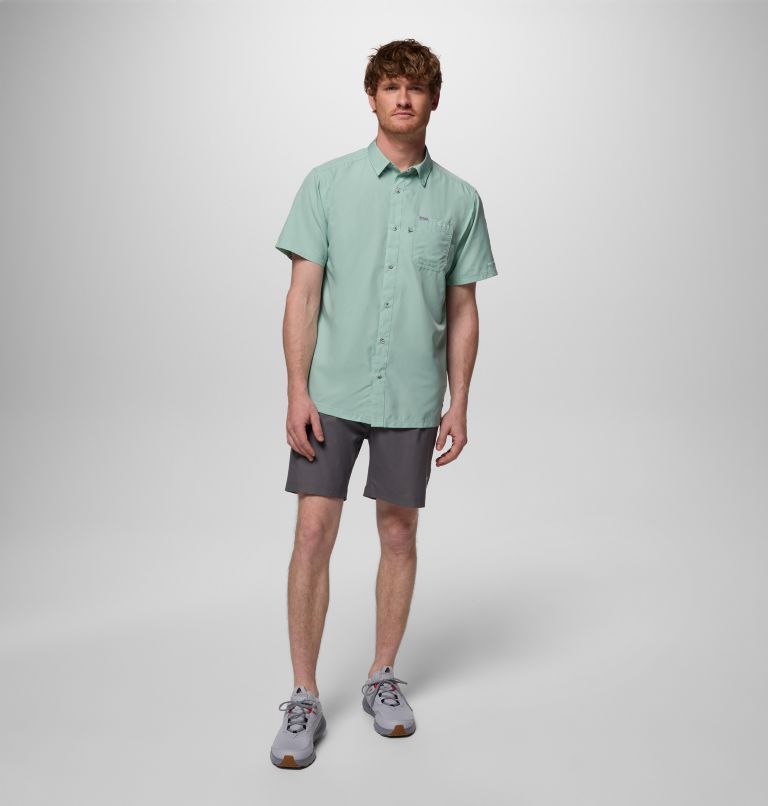 Men’s PFG Slack Tide Camp Shirt - Tall, Color: Misty Jade, image 2