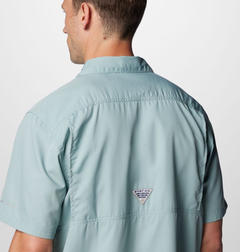 Men’s PFG Slack Tide Camp Shirt - Tall, Color: Crushed Blue, image 6