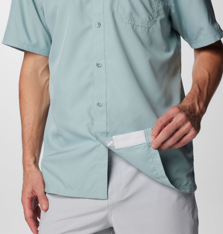 Men’s PFG Slack Tide Camp Shirt - Tall, Color: Crushed Blue, image 7