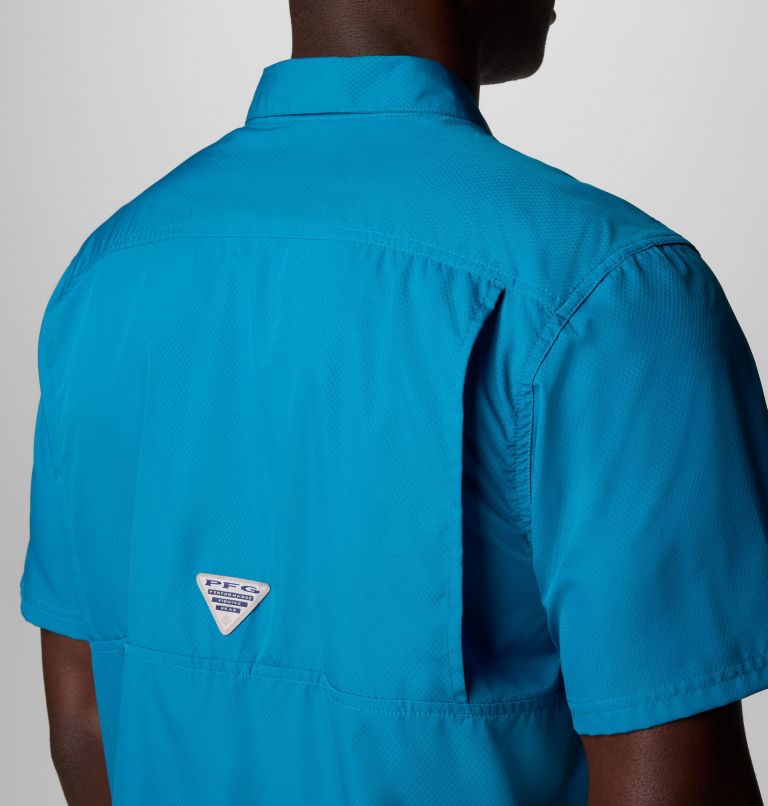 Men’s PFG Slack Tide Camp Shirt - Tall, Color: Blue Echo, image 6