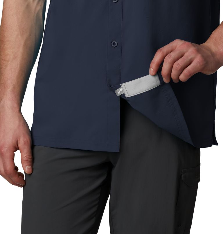 Men’s PFG Slack Tide Camp Shirt - Tall, Color: Collegiate Navy, image 5