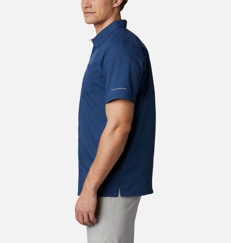 Men’s PFG Slack Tide Camp Shirt - Tall, Color: Carbon, image 3