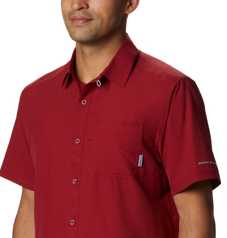 Men’s PFG Slack Tide Camp Shirt - Tall, Color: Beet, image 3