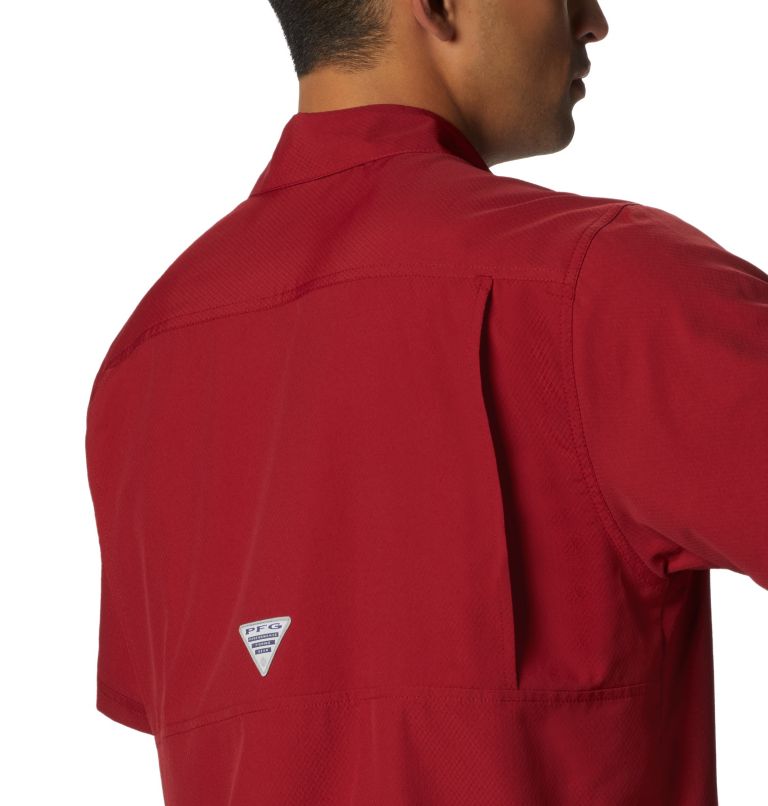 Men’s PFG Slack Tide Camp Shirt - Tall, Color: Beet, image 5