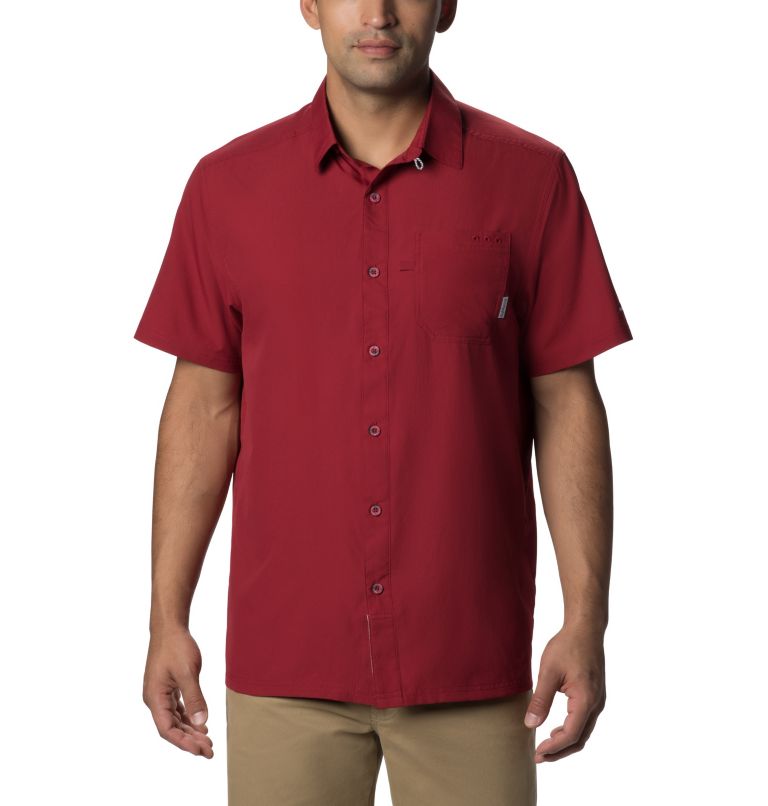 Men’s PFG Slack Tide Camp Shirt - Tall, Color: Beet, image 1