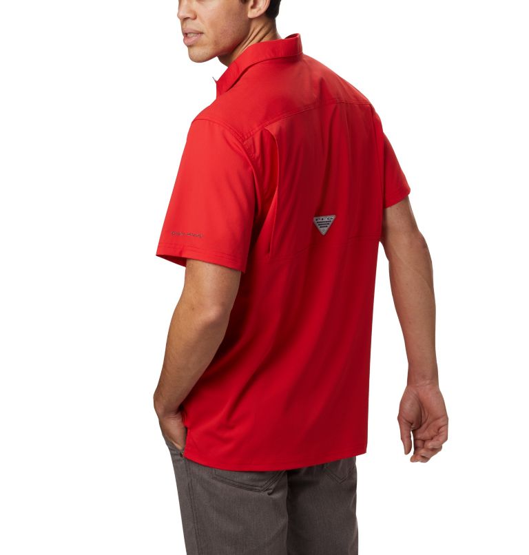 Men’s PFG Slack Tide Camp Shirt - Tall, Color: Red Spark, image 2
