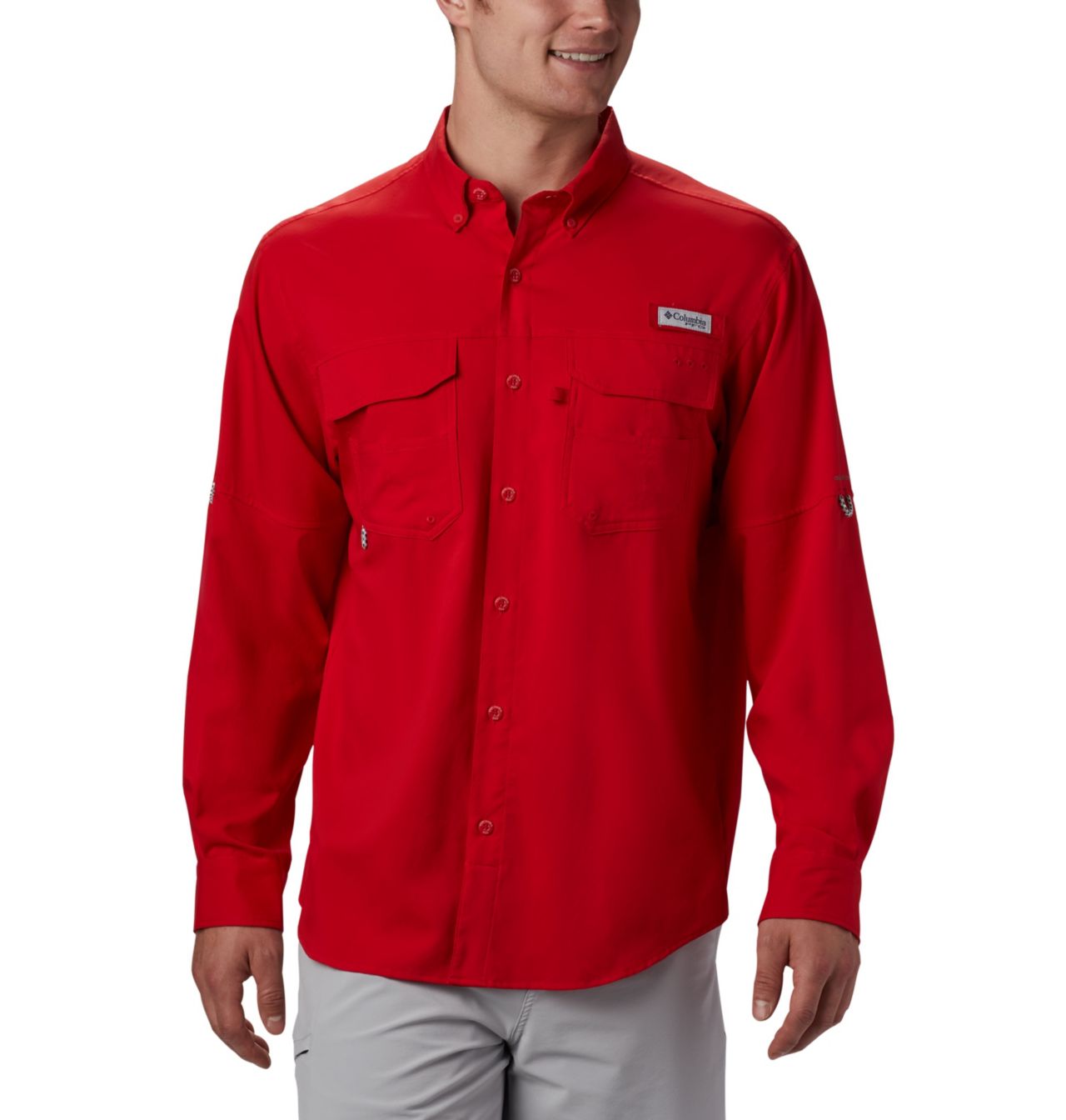 Men’s PFG Blood and Guts™ III Long Sleeve Woven Shirt 1