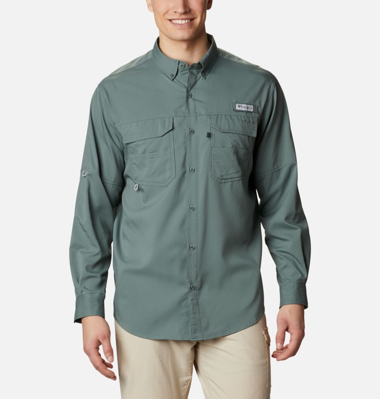 Men’s PFG Blood and Guts™ III Long Sleeve Woven Shirt - Big 1