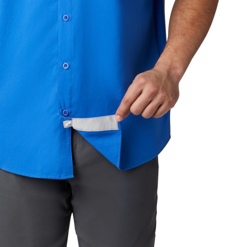 Thumbnail: Men’s PFG Blood and Guts III Long Sleeve Woven Shirt - Tall, Color: Vivid Blue, image 5
