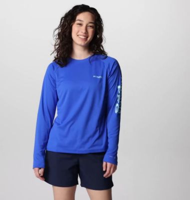 Buy Blue Columbia Hike Ls Shirt for Women Online at Columbia Sportswear