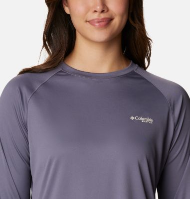 Columbia Women's PFG Tidal Deflector Long Sleeve, Moisture-Wicking, UV