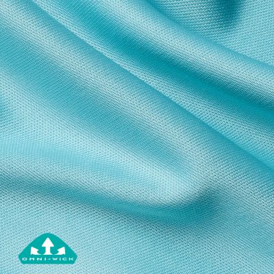 Close up shot of the Omni Wick fabric and logo
