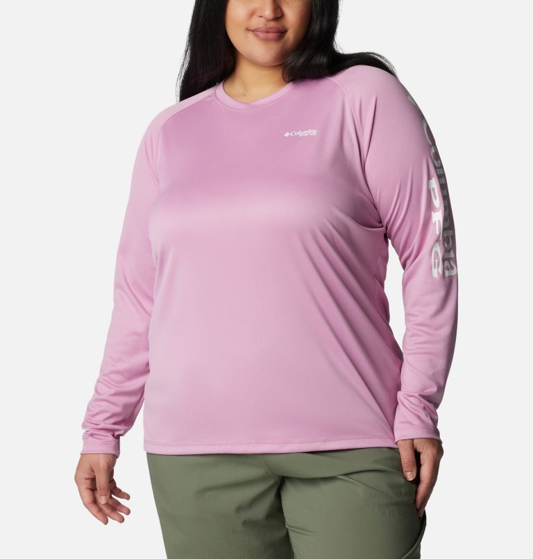 Women's PFG Tidal Tee™ II Long Sleeve - Plus Size, Columbia Sportswear