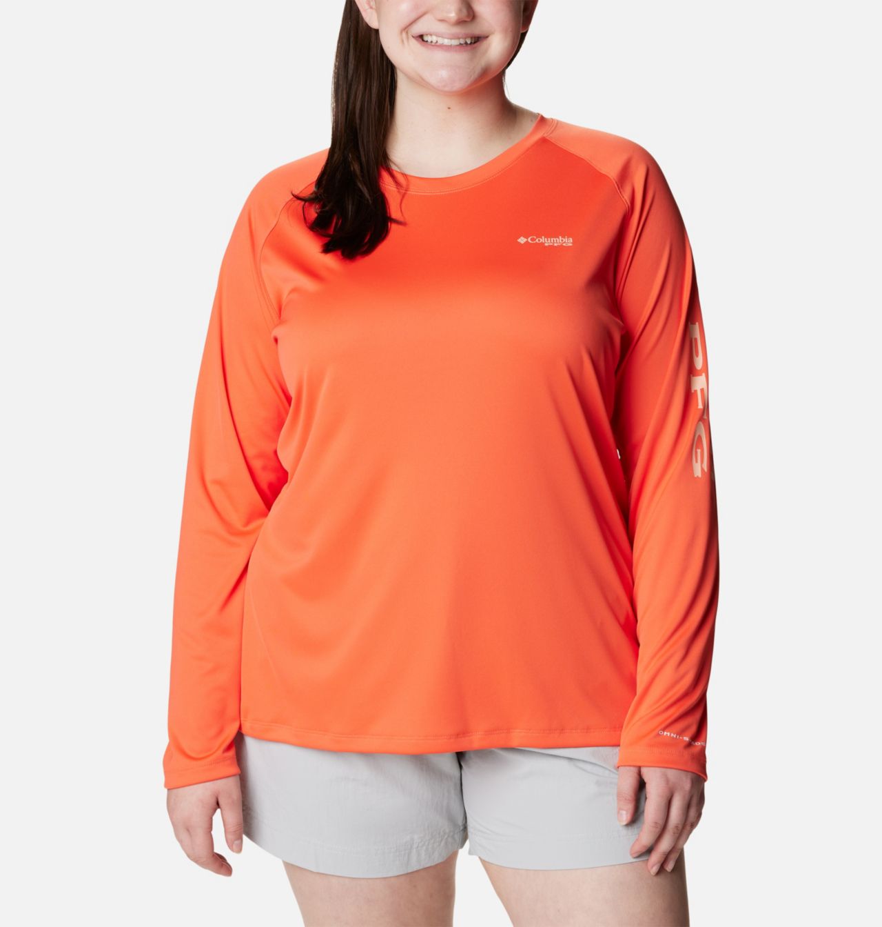 Women's PFG Tidal Tee™ II Long Sleeve Shirt - Plus Size 1