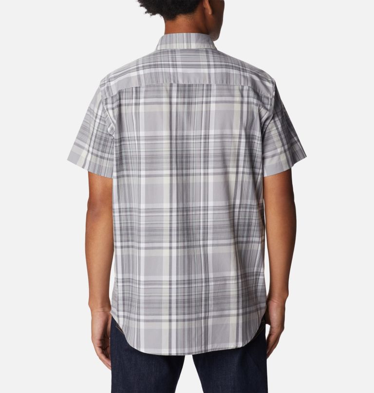 Men's Rapid Rivers II Short Sleeve Shirt – Tall, Color: Columbia Grey Plaid, image 2
