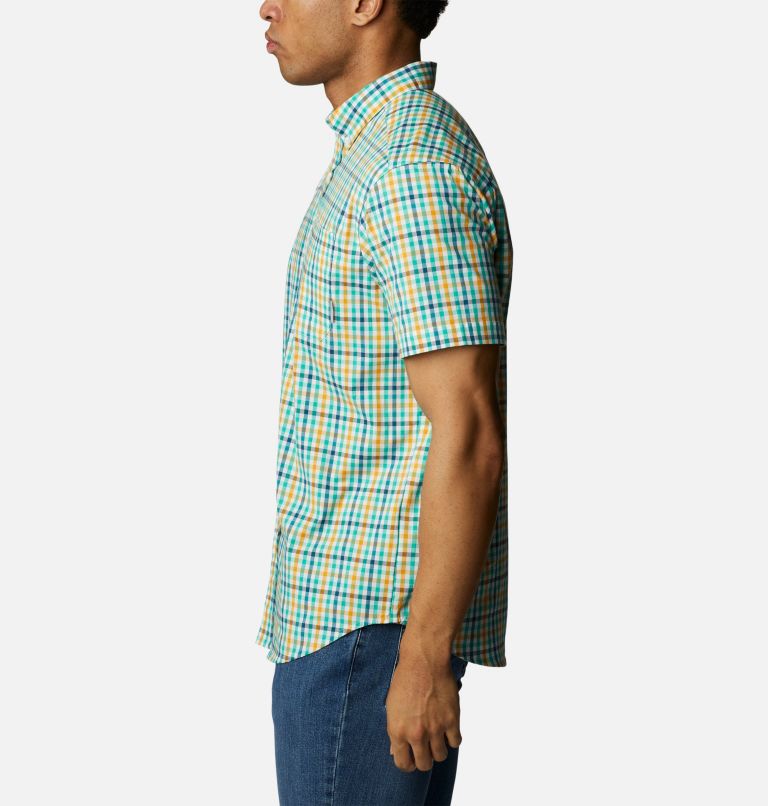 Chemise à manches courtes Rapid Rivers II Homme, Color: Deep Marine Everyday Gingham, image 3