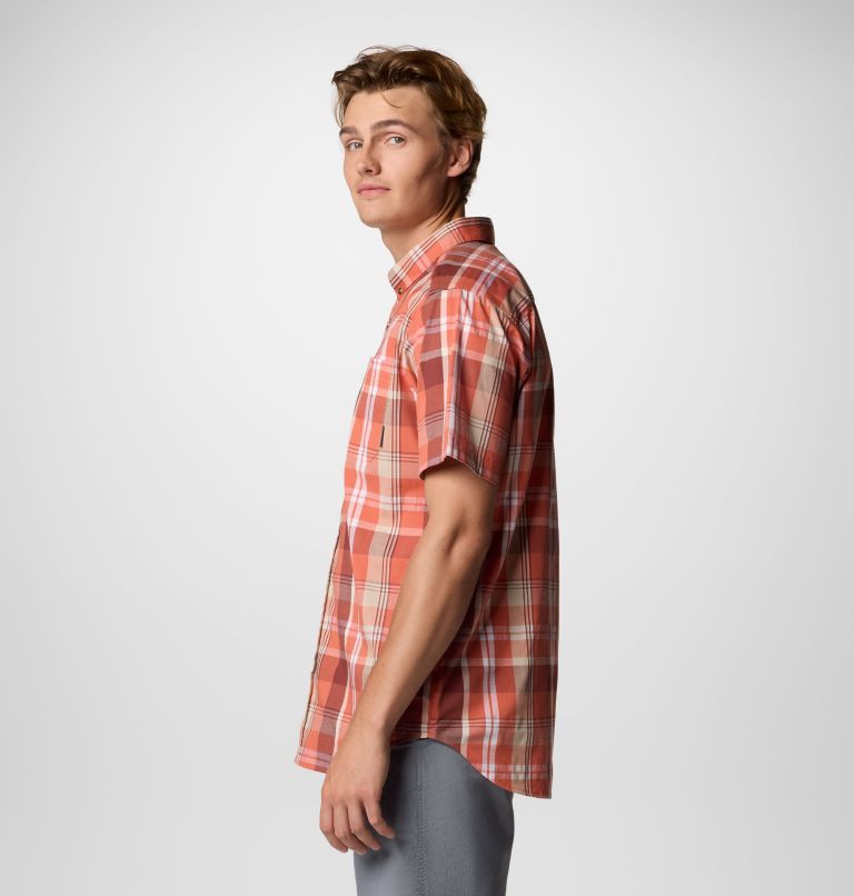 Men's Rapid Rivers II Short Sleeve Shirt, Color: Tuscan Multi Plaid, image 4