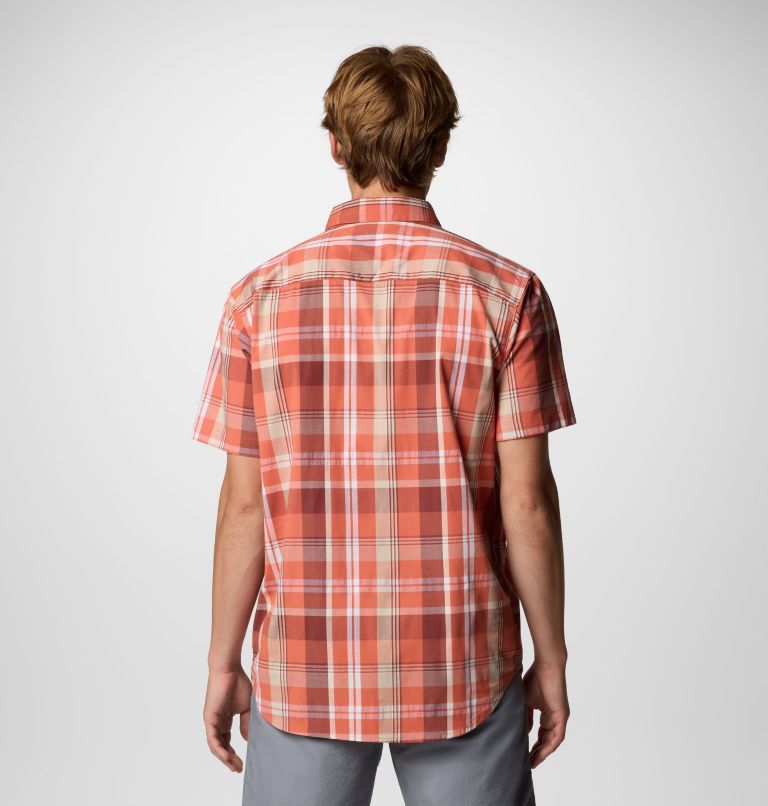 Men's Rapid Rivers II Short Sleeve Shirt, Color: Tuscan Multi Plaid, image 3