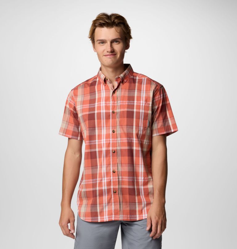 Men's Rapid Rivers II Short Sleeve Shirt, Color: Tuscan Multi Plaid, image 1