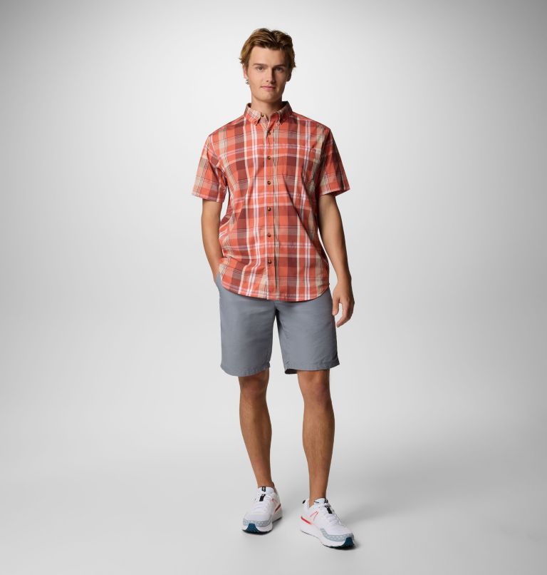 Men's Rapid Rivers II Short Sleeve Shirt, Color: Tuscan Multi Plaid, image 2