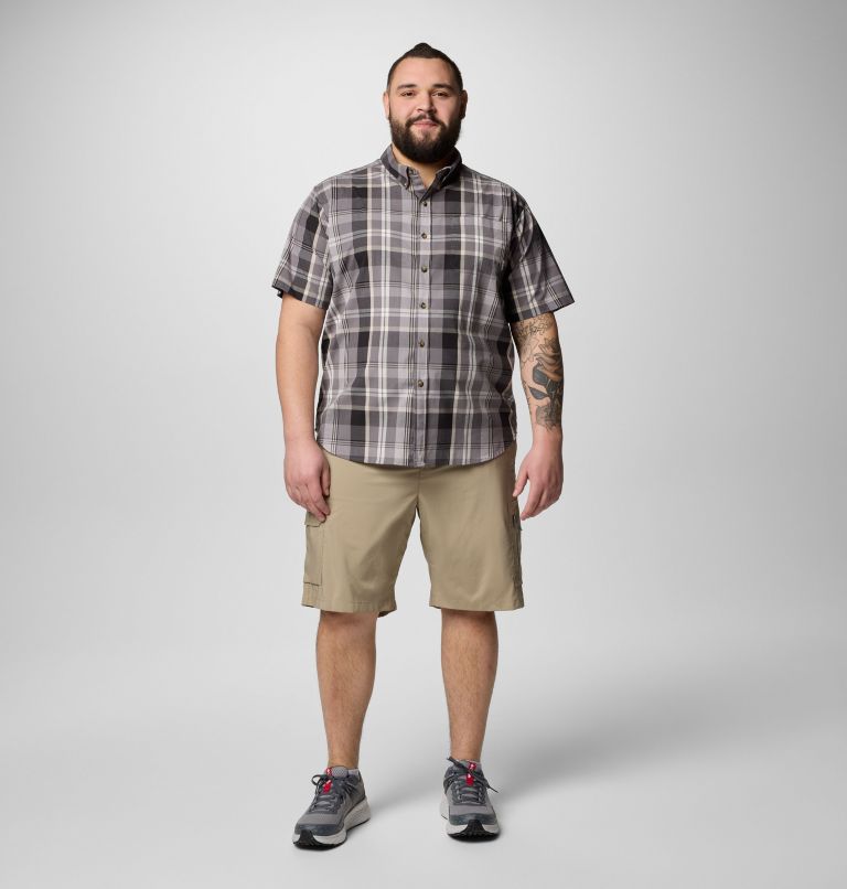 Men's Rapid Rivers II Short Sleeve Shirt – Big, Color: City Grey Multi Plaid, image 2