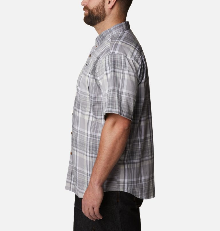 Men's Rapid Rivers II Short Sleeve Shirt – Big, Color: Columbia Grey Plaid, image 3