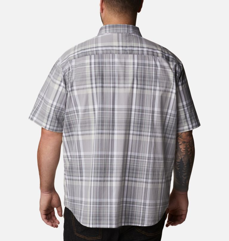 Men's Rapid Rivers II Short Sleeve Shirt – Big, Color: Columbia Grey Plaid, image 2